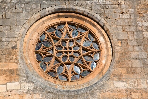 Rosone San Cosme e Damiano Chiesa, Covarrubias, Burgos, Spagna