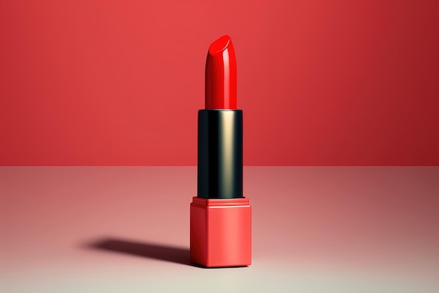 Rossetto rosso aperto ai generativo