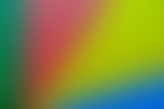 Rosso, giallo, verde e blu sono mescolati in proporzioni diverse con una separazione evidente. Foto di alta qualità