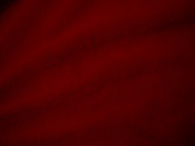 Rosso lana pulita texture di sfondo luce naturale lana di pecora Tessuto di cotone rosso senza soluzione di continuità di soffice pelliccia per i progettisti closeup frammento tappeto di lana bianca