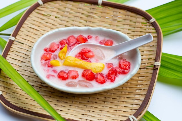 Rosso Rubino nel latte di cocco dolce