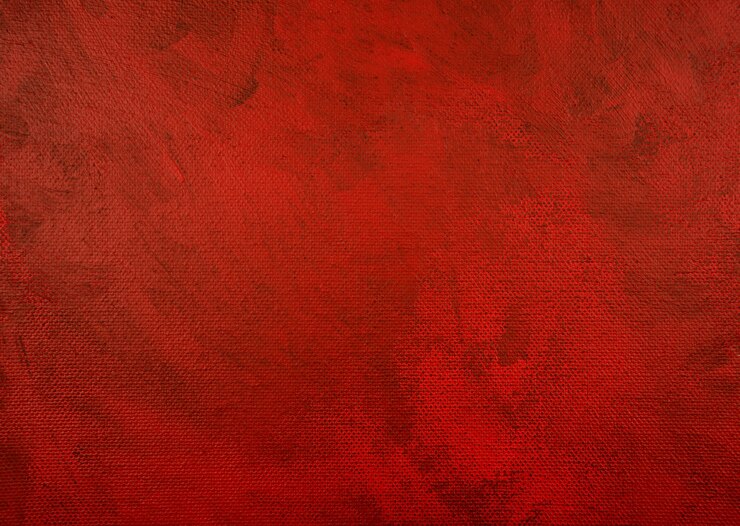 Rosso scuro su acrilico nero Sfondo dipinto a mano disegnato a mano astratto
