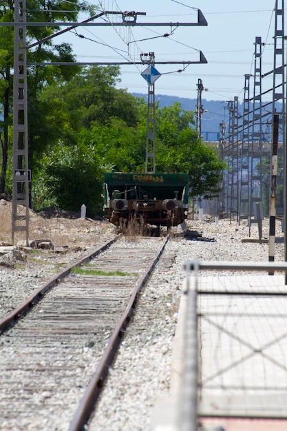 rotaie ferroviarie, dettaglio delle ferrovie in Spagna