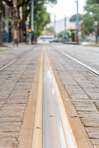 Rotaie VLT nel centro di Rio de Janeiro