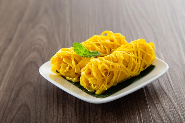 Roti Jala Torta tradizionale malese