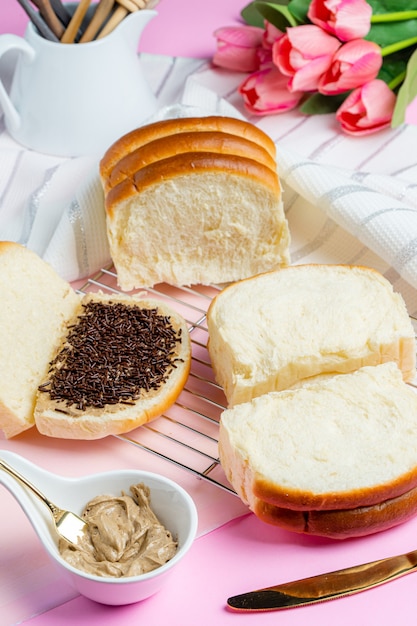 Roti sisir o pane dolce morbido fatto in casa