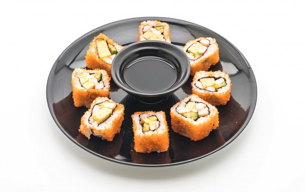 rotolo di sushi california