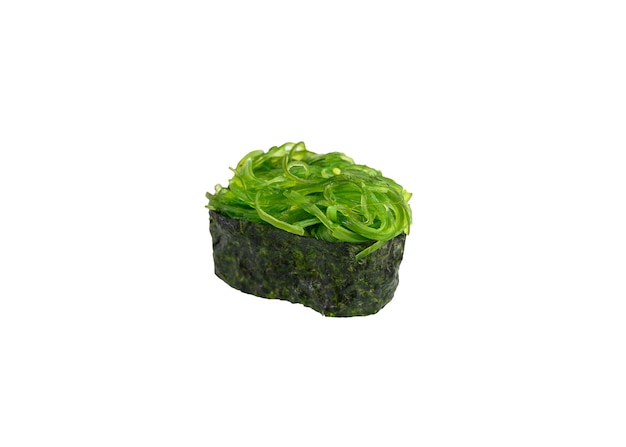 Rotolo di sushi di alghe Wakame cucina giapponese