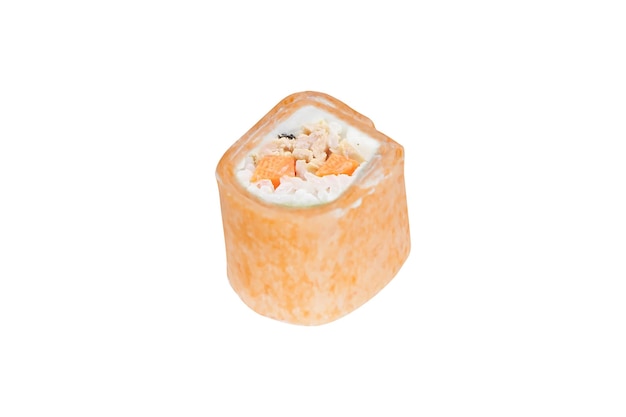 rotolo di sushi isolato
