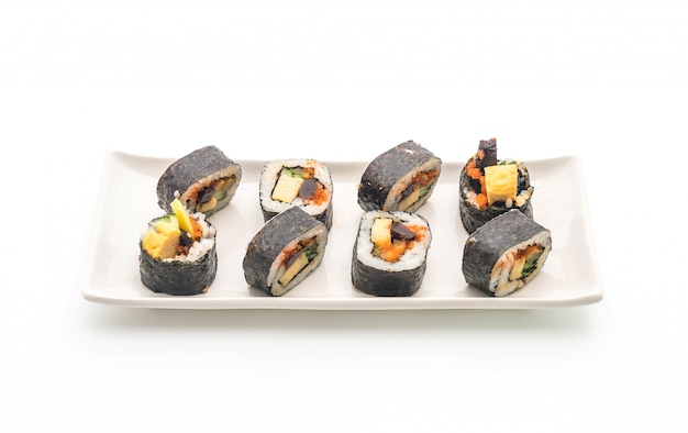 rotolo di sushi - stile di cibo giapponese