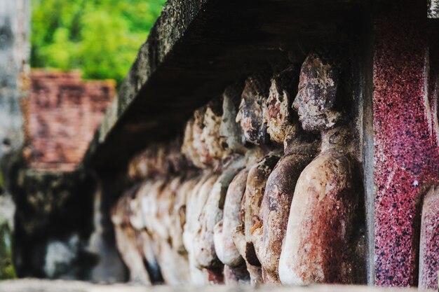 Rovina del parco storico, patrimonio mondiale della Thailandia