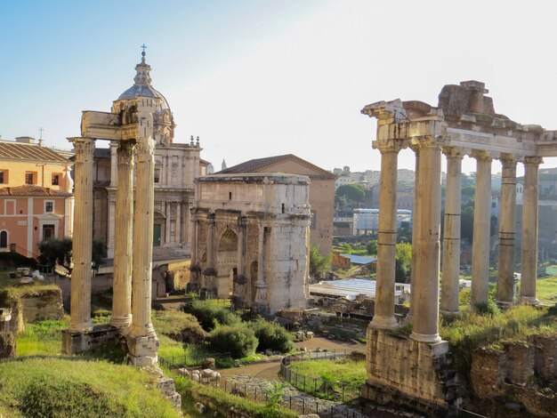 Rovine del Foro Romano in Italia