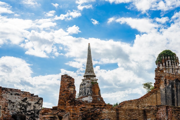 Rovine del tempio di Ayutthaya, Wat Maha That