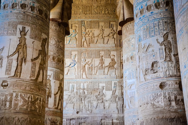 Rovine del tempio di Dendera. Egitto