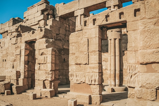 Rovine del tempio egizio di Karnak, il più grande museo all'aperto di Luxor.