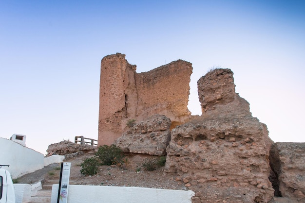 rovine del vecchio castello arabo di Freila a Granada