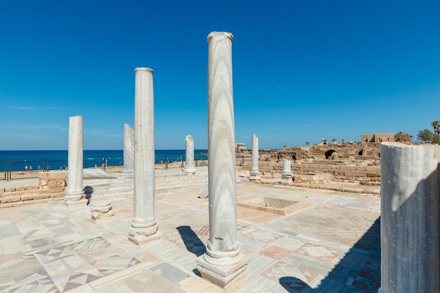 Rovine dell'antica Cesarea Israele