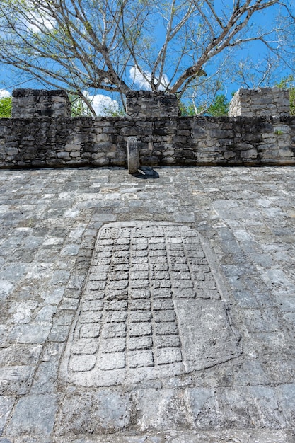 Rovine dell'antica città maya di Coba nella penisola dello Yucatan in Messico