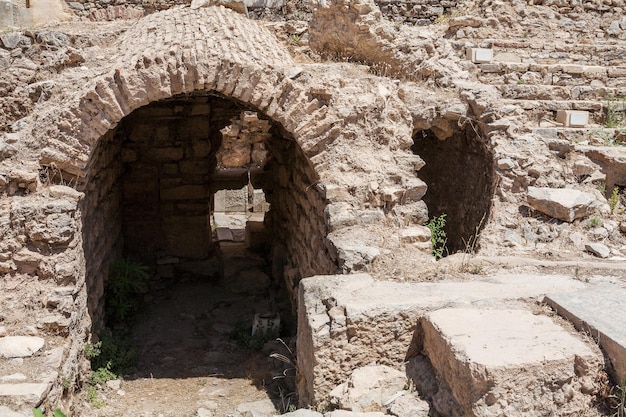 Rovine dell'antica Efeso Selcuk nella provincia di Smirne in Turchia