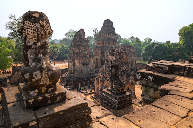 Rovine dell'antico tempio Khmer a Siem Reap Cambogia