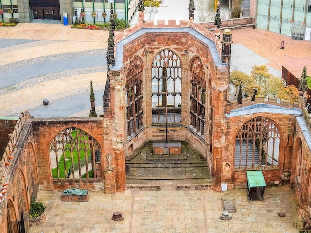 Rovine della cattedrale di Coventry HDR