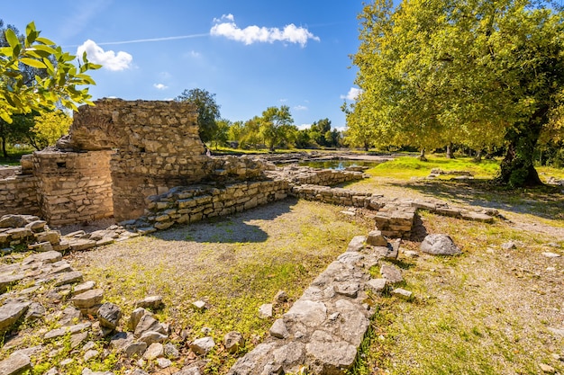 Rovine della villa romana a diaporit a butrinto