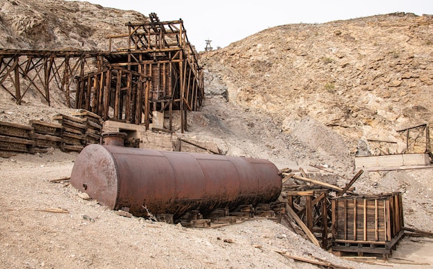 Rovine di Keane Wonder Mine nella Death Valley