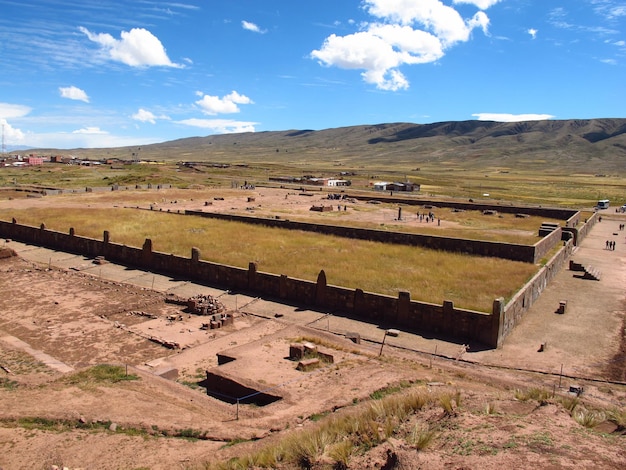 Rovine di Tiwanaku in Bolivia Sud America