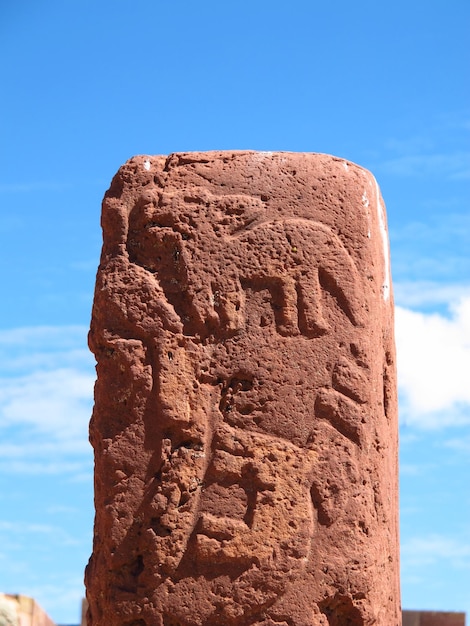 Rovine di Tiwanaku in Bolivia Sud America