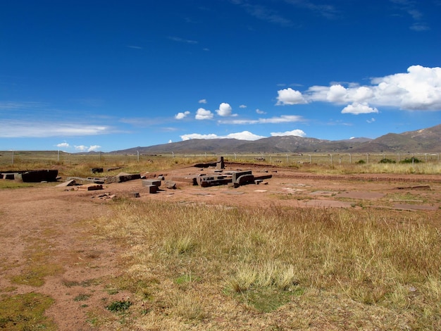 Rovine di Tiwanaku in Bolivia Sud America