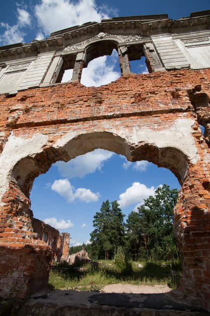 Rovine di un antico castello Tereshchenko Grod a Zhitomir, Ucraina