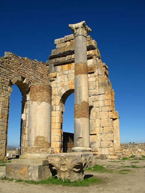 Rovine romane di Volubilis Marocco