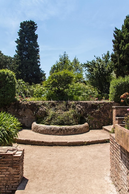 Rovine romane nel Foro di Roma