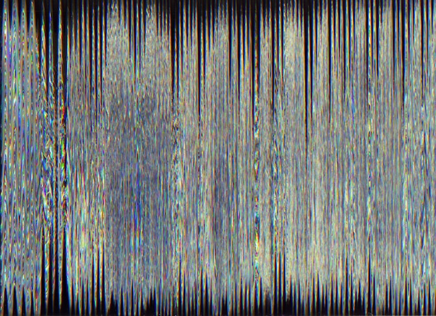 Rumore statico di sfondo glitch digitale colorato