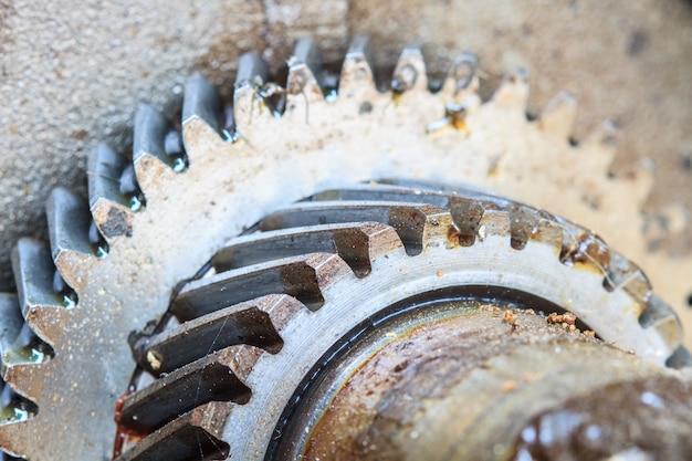 Ruota dentata del vecchio motore