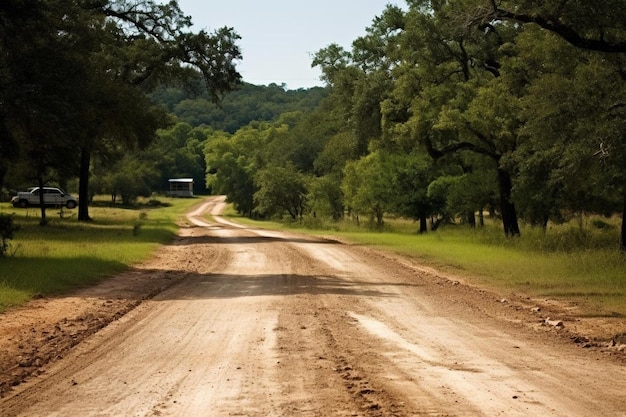 Rural Road Respite Dirt Road foto auto