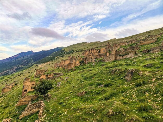 Russia Daghestan torri difensive medievali nel villaggio di Goor 2021