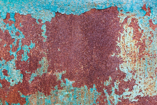 Rusty Colored Metal con vernice screpolata