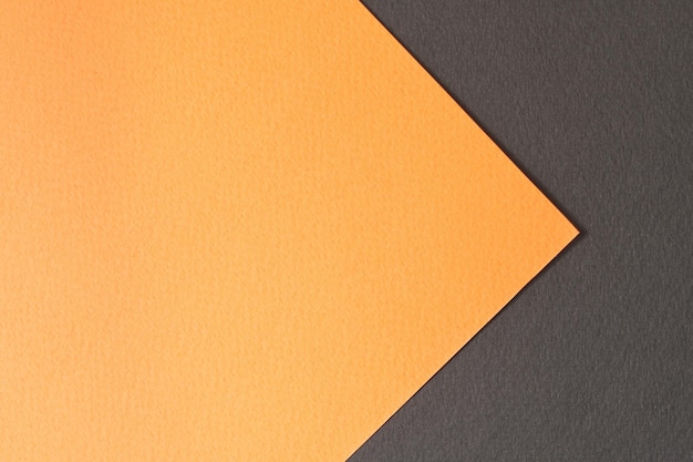 Ruvida carta kraft sfondo carta texture nero arancio colori Mockup con copia spazio per il testo