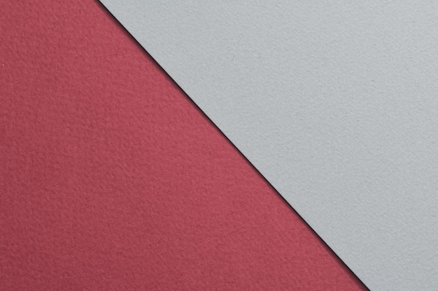 Ruvida carta kraft sfondo carta texture rosso borgogna grigio colori Mockup con copia spazio per il testo