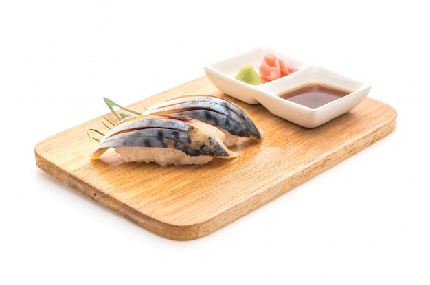 saba nigiri sushi - stile cibo giapponese