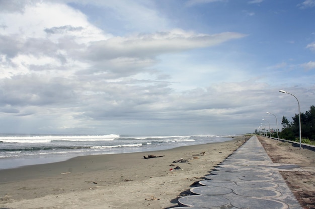 sabbia bianca sulla spiaggia