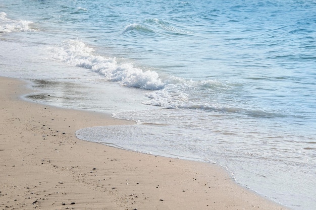 Sabbia sulla spiaggia naturale per lo sfondo