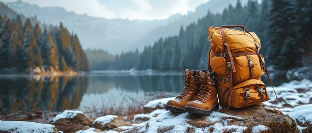 Sack e stivali per escursioni sul lago di Mountain