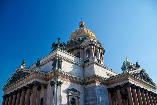 SaintPetersburg Russia Cupola della cattedrale di StIsaac