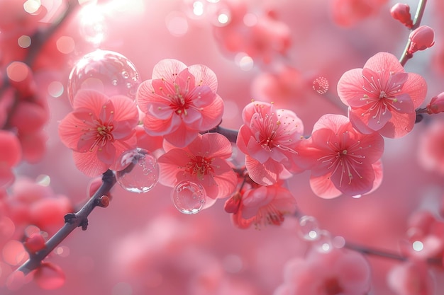 Sakura bellezza prodotti per la cura della pelle fotografia professionale