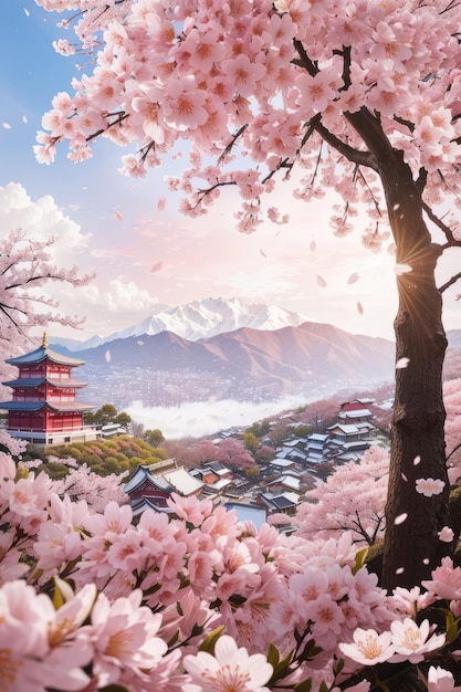 Sakura Serenade Abbracciando l'incanto della primavera in fiore