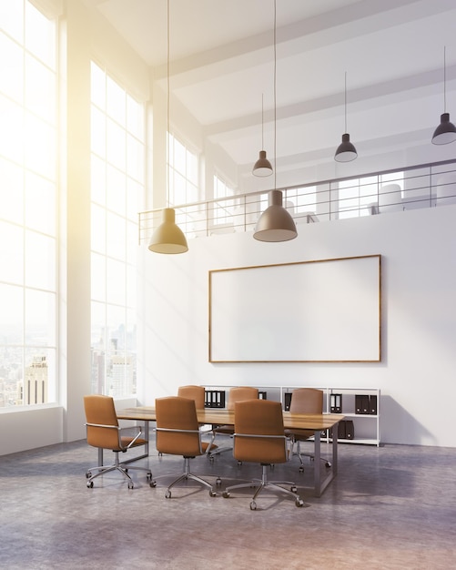 Sala conferenze con luce solare