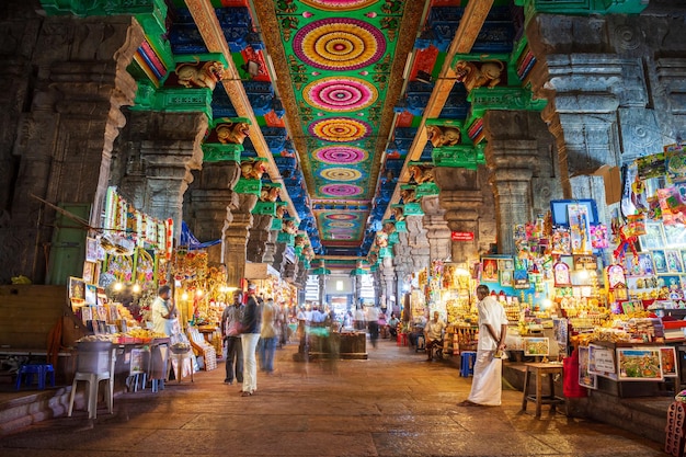 Sala dei mille pilastri Tempio di Meenakshi