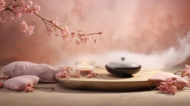 Sala di meditazione Corallo baciabile consapevolezza e tranquillità